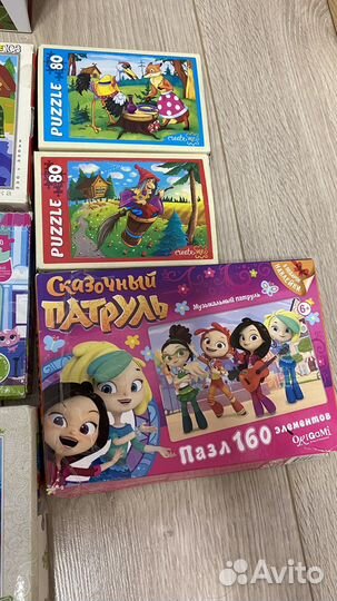 Пазлы 104,80,120 деталей