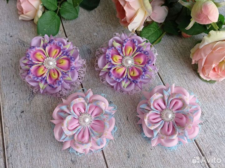 Резинки для волос, бантики