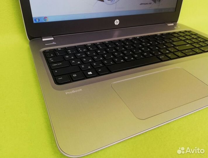 Игровой бу ноутбук HP 2 ядра 8 гб SSD 15.6 Windows