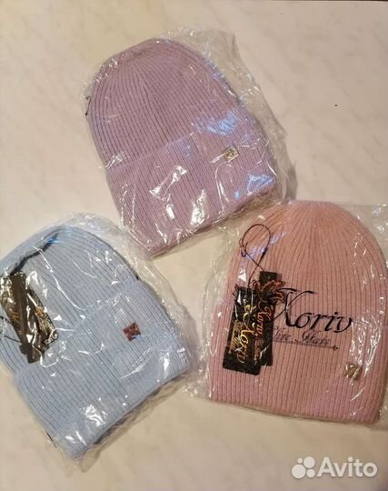 Шапка женская вязаная, размер единый