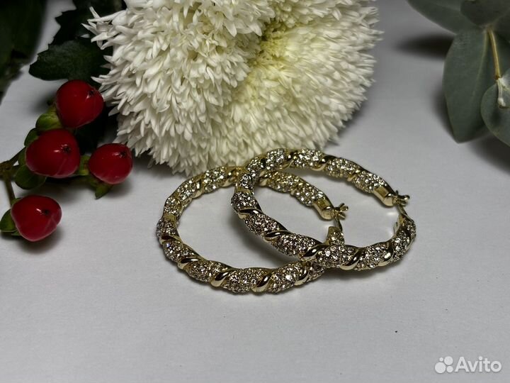 Винтажные серьги akkad