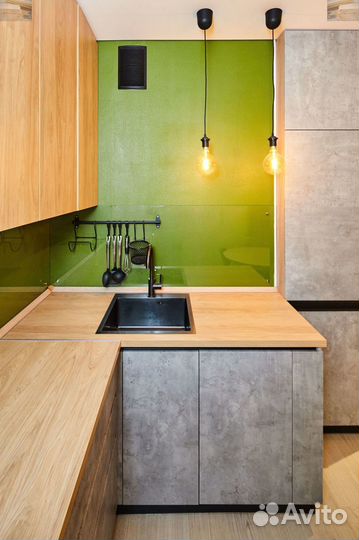 Изготовление кухни замеры день в день Лофт