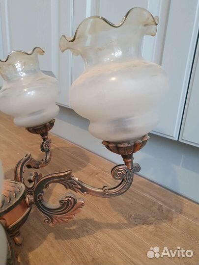 Люстра винтажная времен СССР