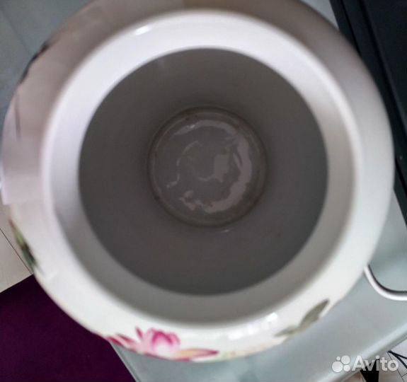 Ваза,фарфор, Китай, ручная роспись, винтаж, клеймо