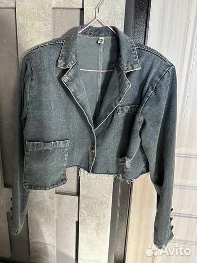 Куртка Жакет пиджак женский деним джинса