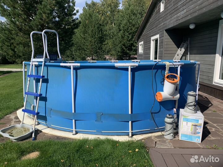 Каркасный бассейн 457 122 бу