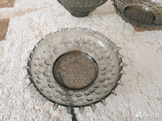 Салатик глухарь и два круглых салатника