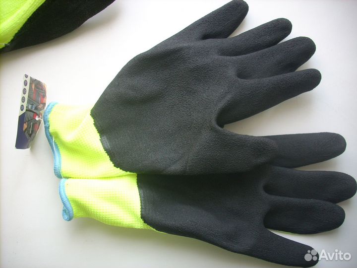 Перчатки зимние рабочие со вспененным латексом