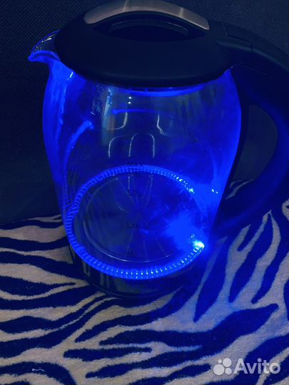 Чайник электрический новый с LED подсветкой