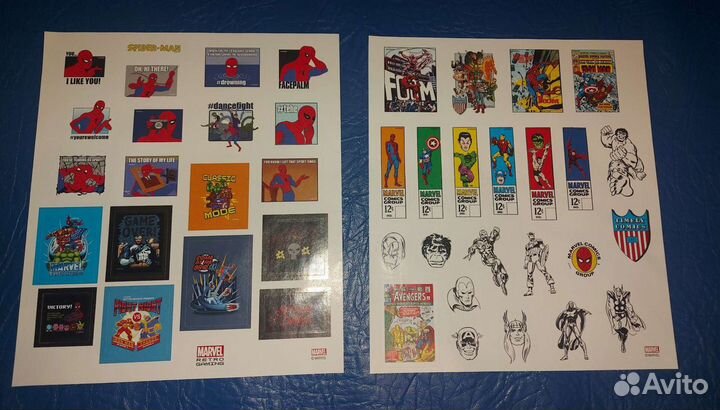 Наклейки Marvel 147 штук