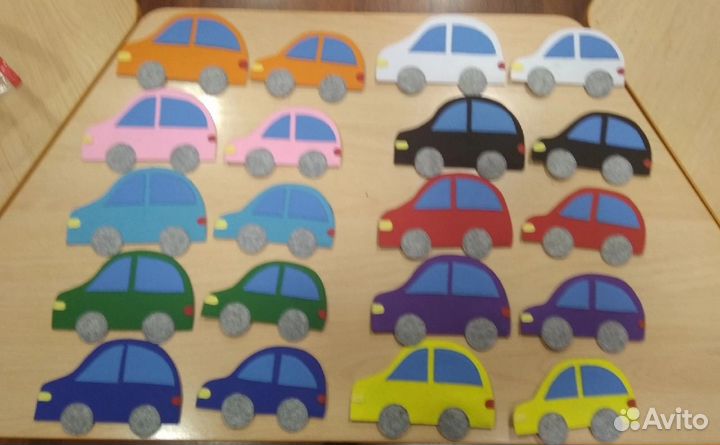 Детское пособие счетный материал из фетра