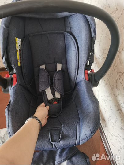 Коляска 3 в 1 Luxmom с автолюлькой