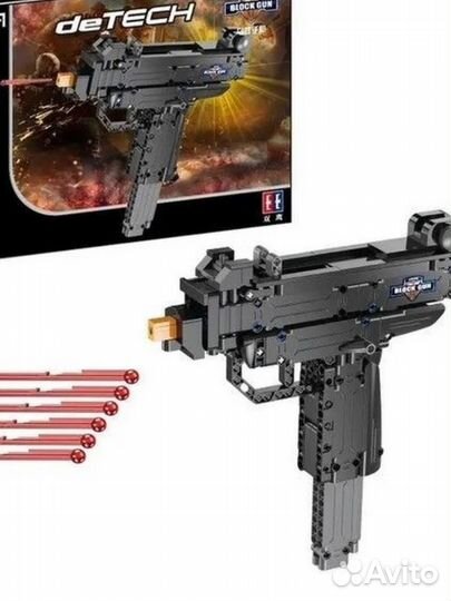 Конструктор пистолет UZI Double Eagle