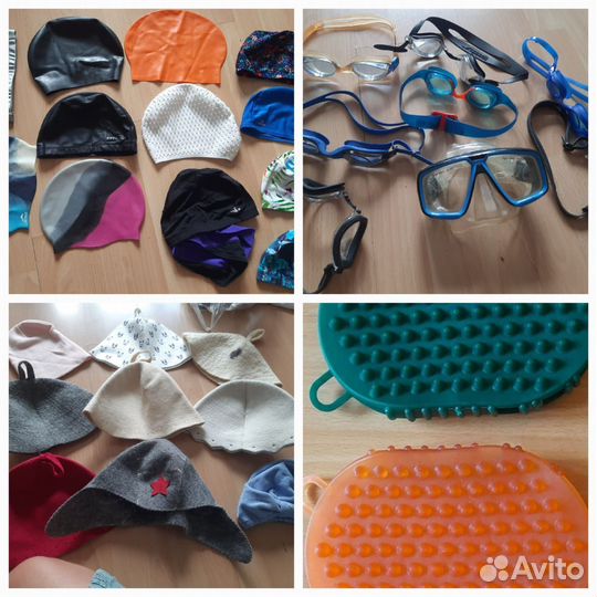 Для плаванья бассейна шапочки очки шапки для сауны
