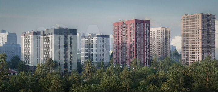 3-к. квартира, 87,2 м², 6/9 эт.