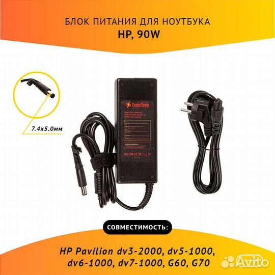 Блок питания ZeepDeep ZD102 608428-001