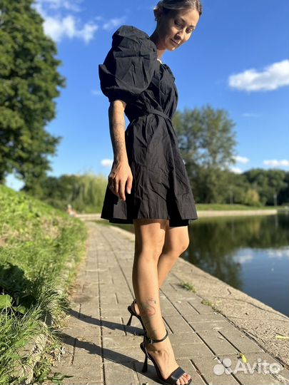 Платье черное mango