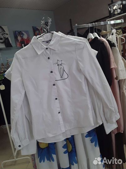 Блузки школьные на рост 140-146 см
