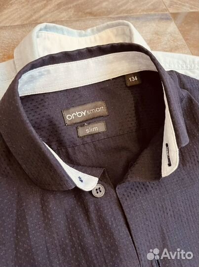 Рубашки,брюки новые,джемпер 140-145 рост