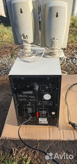 Колонки с сабвуфером microlab m-333 2.1