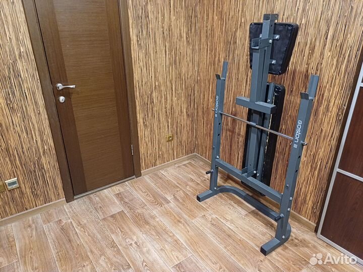 Скамья oxygen boston + спортинвентарь