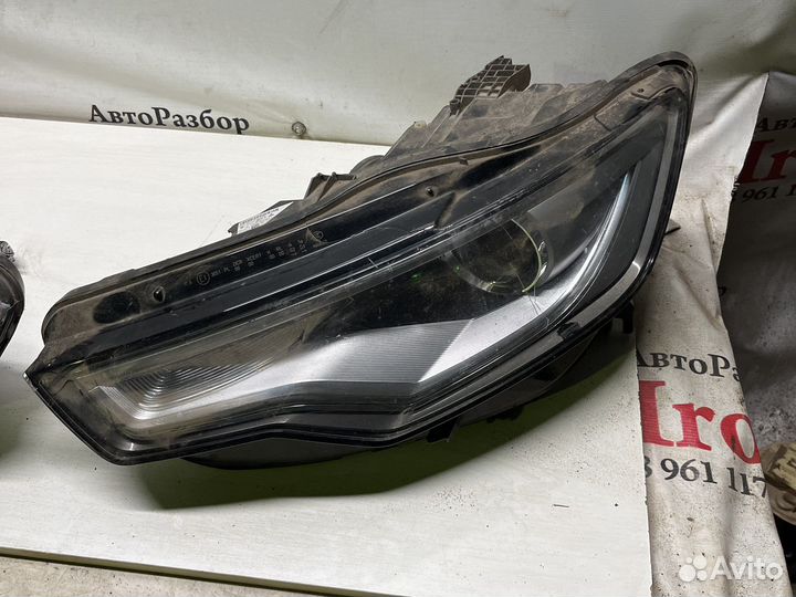 Фара левая правая на Audi A6C7 2011-2014