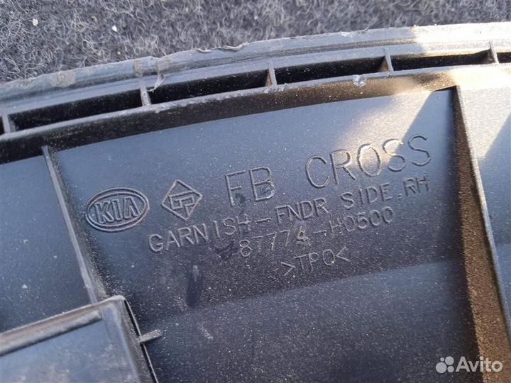 Накладка крыла KIA RIO 4 17
