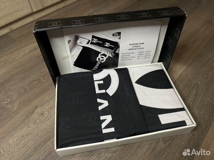 Постельное белье Chanel 100 хлопок