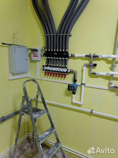 Монтаж отопление и водоснабжение сантхеник