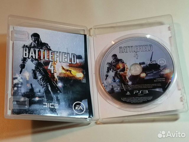 Диск Battlefield 4 на PlayStation 3