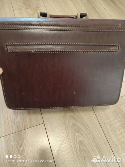 Мужской кожаный портфель