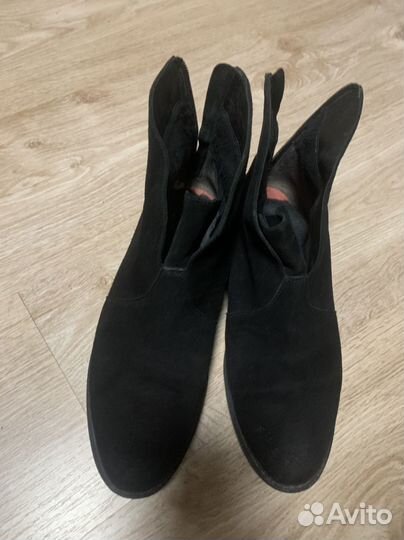 Полусапоги pazolini замшевые 39 размера