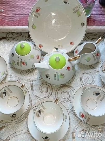 Чайный сервиз СССР Рига Сакта