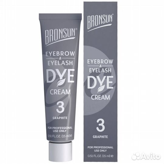 Крем-краска для бровей и ресниц bronsun