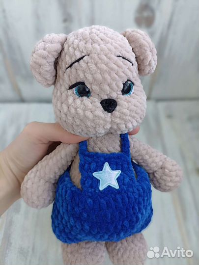 Вязаный мишка