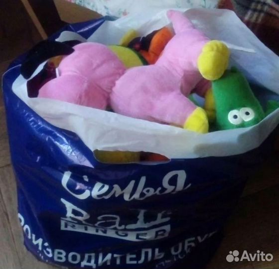 Мягкие игрушки, мешок