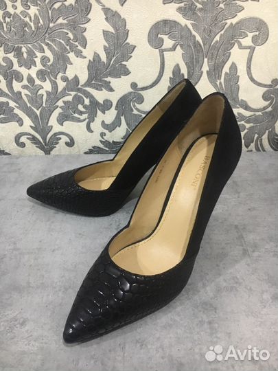 Туфли замшевые