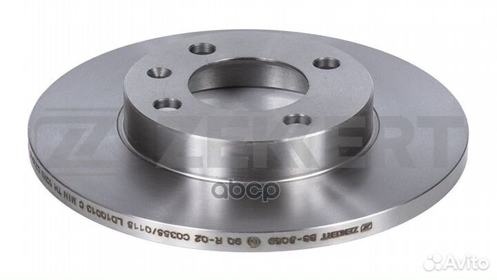 Диск торм. перед. Audi 80 II III 75- Seat Ibi