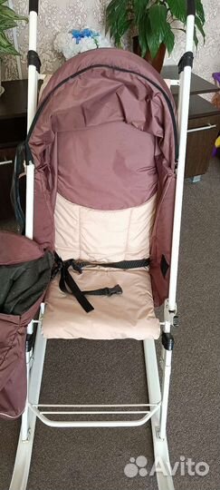 Детские санки с колесиками