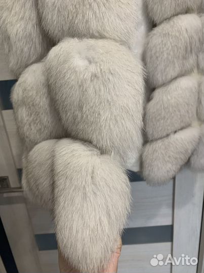 Меховая жилетка из песца