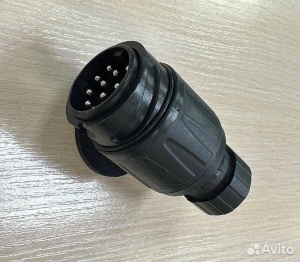 Вилка для прицепа 13 контактная, пластмассовая, A