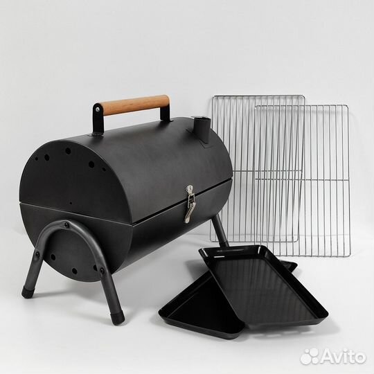 Мангал, Гриль, барбекю угольный с крышкой