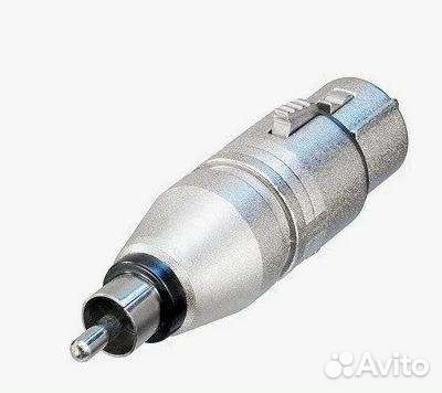 Переходник Neutrik XLR (мама) - RCA (папа)