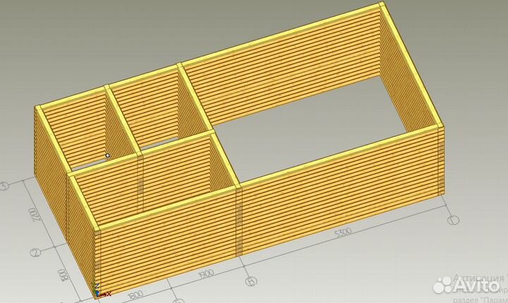 Эконом-срубы из бруса
