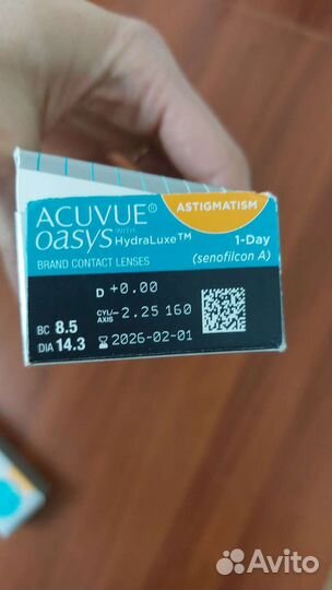 Линзы acuvue oasys for Astigmatism