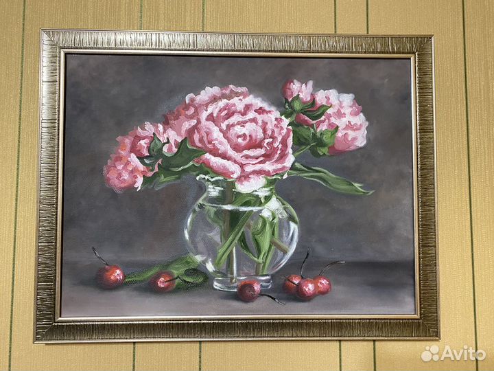 Картина маслом на холсте, ручная работа