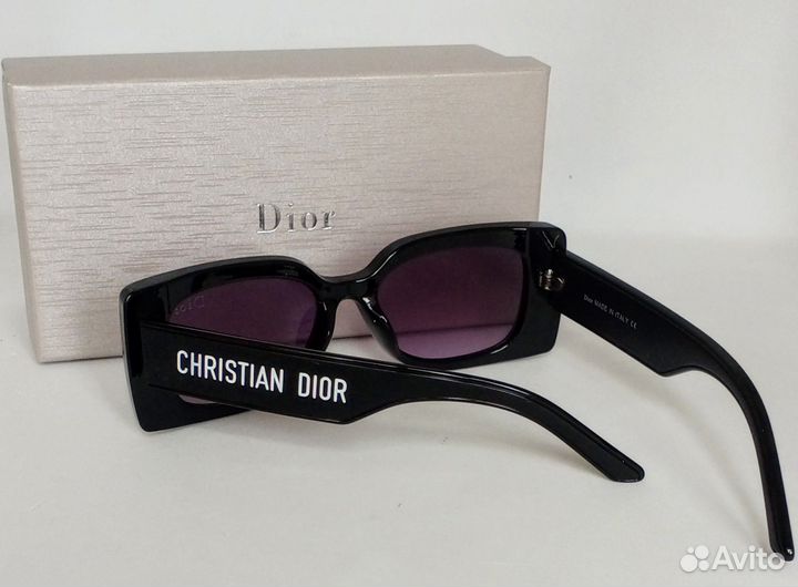 Christian Dior Очки солнцезащитные, черные. Новые