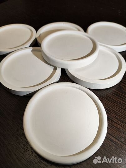 Гипсовая подставка круглая