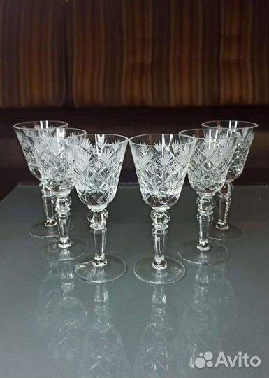 Фужеры Ромбы Гусь Хрустальный