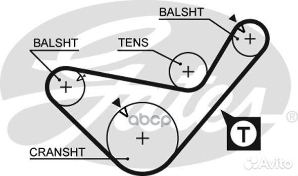 Ремень грм Hyundai Galloper/H-1/Starex/Terracan